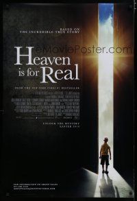 6m382 HEAVEN IS FOR REAL advance DS 1sh '14 Greg Kinnear, based on the incredible true story!