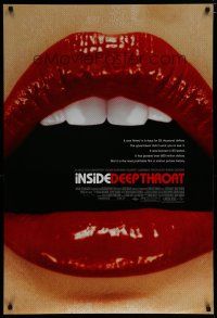 6m434 INSIDE DEEP THROAT DS 1sh '05 the story behind the most profitable film in movie history!