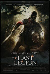 6m482 LAST LEGION DS 1sh '07 Colin Firth, Ben Kingsley, before King Arthur, there was Excalibur!