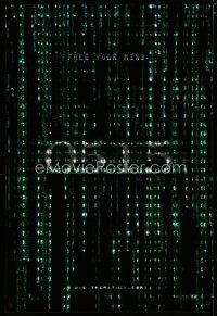 6m552 MATRIX RELOADED 05.15 style holofoil 1sh '03 Keanu Reeves, Wachowski Brothers sequel!