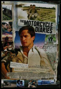 6m573 MOTORCYCLE DIARIES DS 1sh '04 Gael Garcia Bernal as Che Guevara!