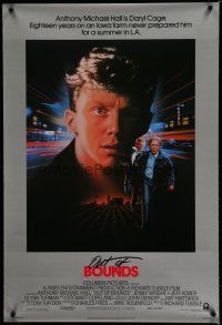 6m612 OUT OF BOUNDS 1sh '86 Anthony Michael Hall isn't prepared for summer in L.A.!