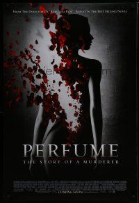 6m624 PERFUME: THE STORY OF A MURDERER advance DS 1sh '07 Rickman, Rachel Hurd-Wood, cool image!