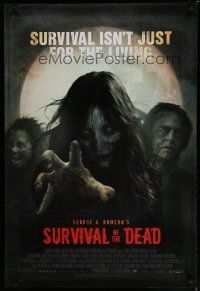 6m766 SURVIVAL OF THE DEAD DS 1sh '09 George A. Romero, survival isn't just for the living!