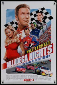 6m773 TALLADEGA NIGHTS THE BALLAD OF RICKY BOBBY advance DS 1sh '06 NASCAR driver Will Ferrell!