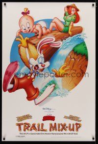 6m796 TRAIL MIX-UP DS 1sh '93 cartoon art Roger Rabbit, Baby Herman, Jessica Rabbit!