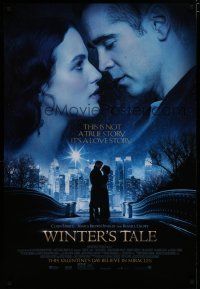 6m833 WINTER'S TALE advance DS 1sh '14 Colin Farrell, Jessica Brown Findlay, Jennifer Connelly!