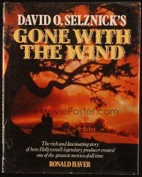 6p280 DAVID O. SELZNICK'S GONE WITH THE WIND hardcover book '86 Hollywood's greatest movie ever!