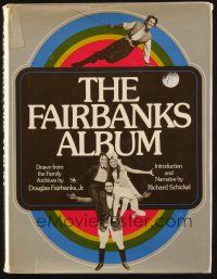 6p287 FAIRBANKS ALBUM hardcover book '75 wonderful biography with many images of Doug Sr.!