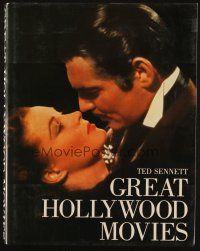 6p318 GREAT HOLLYWOOD MOVIES hardcover book '86 packed with wonderful images from the best films!