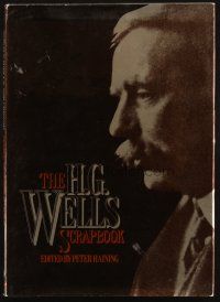 6p323 H. G. WELLS SCRAPBOOK hardcover book '78 illustrations, articles, essays, letters & more!