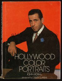 6p327 HOLLYWOOD COLOR PORTRAITS hardcover book + 18x23 poster '81 full-page full-color images!