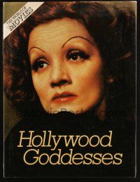 6p328 HOLLYWOOD GODDESSES hardcover book '82 Marlene Dietrich, Elizabeth Taylor & all the greats!