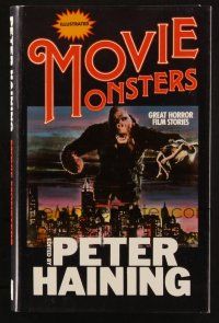 6p358 MOVIE MONSTERS English hardcover book '88 great illustrated horror film stories!