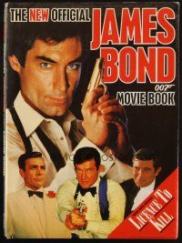 6p365 NEW OFFICIAL JAMES BOND 007 MOVIE BOOK hardcover book '89 an illustrated history of Bond!