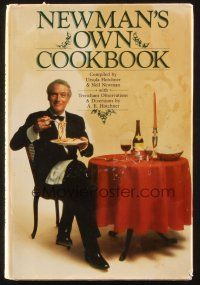 6p367 NEWMAN'S OWN COOKBOOK hardcover book '85 greatrecipes of the famous movie star!