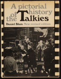 6p381 PICTORIAL HISTORY OF THE TALKIES hardcover book '60 illustrated, new revised edition!
