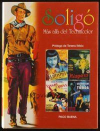 6p400 SOLIGO Spanish hardcover book '01 life & works of Spanish movie poster artist!
