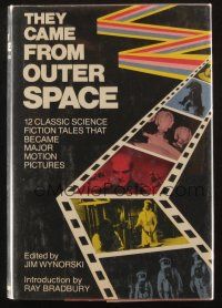 6p407 THEY CAME FROM OUTER SPACE hardcover book '80 classic sci-fi tales that became major movies!