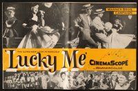 6p696 LUCKY ME pressbook '54 sexy Doris Day, Robert Cummings, Phil Silvers, Warner Bros musical!