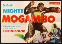 6p722 MOGAMBO pressbook '53 Clark Gable, Grace Kelly, Ava Gardner & giant ape in Africa, John Ford