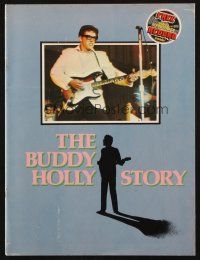 6p150 BUDDY HOLLY STORY souvenir program book + record '78 Gary Busey in the lead role!