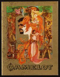 6p152 CAMELOT souvenir program book '67 Richard Harris as King Arthur, Redgrave as Guenevere!