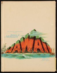 6p185 HAWAII souvenir program book '66 Julie Andrews, Max von Sydow, James A. Michener!