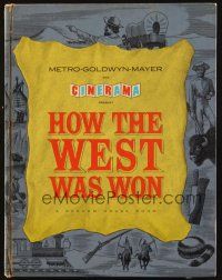 6p188 HOW THE WEST WAS WON souvenir program book '64 John Ford all-star classic in Cinerama!