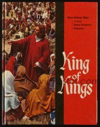 6p196 KING OF KINGS souvenir program book '61 Nicholas Ray epic, Jeffrey Hunter as Jesus!