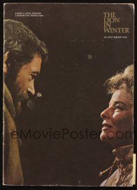 6p200 LION IN WINTER souvenir program book '68 Katharine Hepburn, Peter O'Toole as Henry II!