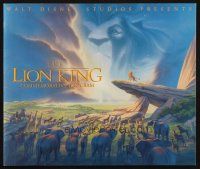 6p201 LION KING souvenir program book '94 classic Disney cartoon set in Africa!