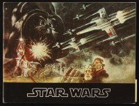 6p234 STAR WARS souvenir program book 1977 George Lucas classic, Jung art!