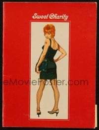6p238 SWEET CHARITY souvenir program book '69 Bob Fosse musical starring Shirley MacLaine