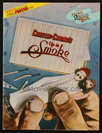 6p244 UP IN SMOKE souvenir program book '78 Cheech & Chong marijuana classic + two 8x10 stills!