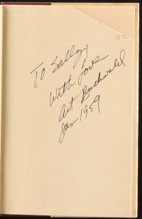 6p353 MORE CAVIAR signed English hardcover book '58 by author Art Buchwald, humorous essays!