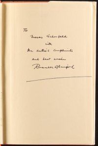 6p406 THAT REMINDS ME signed English hardcover book '59 by author Lord Russell of Liverpool!