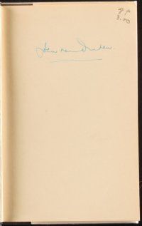 6p413 VICARIOUS YEARS signed hardcover book '55 by John Van Druten, biography of Edward Attridge!