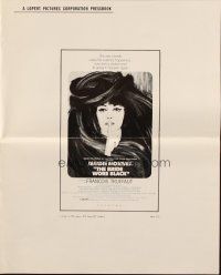 6p473 BRIDE WORE BLACK pressbook '68 Francois Truffaut's La Mariee Etait en Noir, Jeanne Moreau!