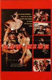 6p499 CODE NAME: RAWHIDE pressbook '70 her improbable mission is to crack the sex trade!