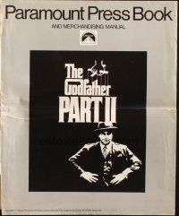 6p609 GODFATHER PART II pressbook '74 Al Pacino in Francis Ford Coppola crime classic!