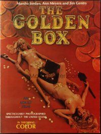 6p611 GOLDEN BOX pressbook '70 Marsha Jordan is the kind of women all men want but shouldn't have!