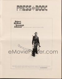 6p650 JEREMIAH JOHNSON pressbook '72 Robert Redford, Will Geer, directed by Sydney Pollack!