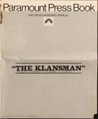 6p664 KLANSMAN pressbook '74 Lee Marvin, Burton, it's a great place to live if they let you!