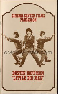 6p678 LITTLE BIG MAN pressbook '71 Dustin Hoffman, the most neglected hero in history, Arthur Penn
