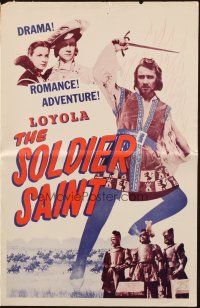 6p695 LOYOLA THE SOLDIER SAINT pressbook '52 hero Ricardo Acero, drama, romance, adventure!
