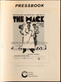 6p699 MACK pressbook '73 AIP, classic artwork image of Max Julien & his ladies!