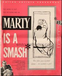 6p710 MARTY pressbook '55 directed by Delbert Mann, Ernest Borgnine, written by Paddy Chayefsky!
