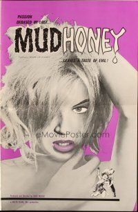 6p730 MUDHONEY pressbook '65 Russ Meyer, trampy Lorna Maitland in a film of ribaldry & violence!