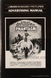 6p776 PHANTASM pressbook '79 if this one doesn't scare you, you're already dead!